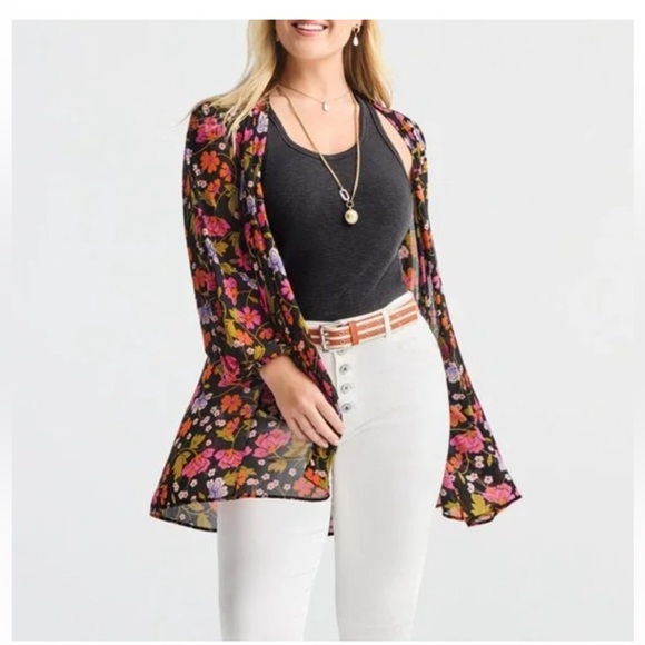 Cabi Mingle Kimono, size Large - Picture 12 of 14